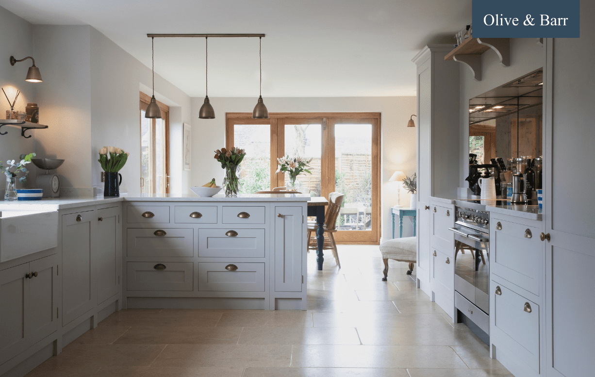 Kitchen design with hosting in mind